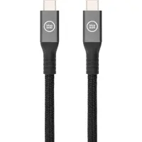 BlueBuilt Usb C naar usb C kabel 240W 2m Nylon Zwart (BBCC240B)