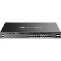 TP-LINK Omada SG6428XHP, Managed, L3, Gigabit Ethernet (10/100/1000), Power over Ethernet (PoE), Rack-Einbau, 1U