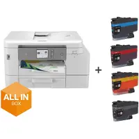Brother MFC-J4540DWXL, Tintenstrahl, Farbdruck, 4800 x 1200 DPI, A4, Direktdruck, Weiß