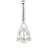 Ania Haie - NECKLACE CHARM - Tear Drop - silver