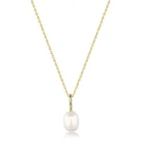 Ania Haie Halsketten - 925er Sterlingsilber Pearl Drop - Gr. unisize - in Gold - für Damen