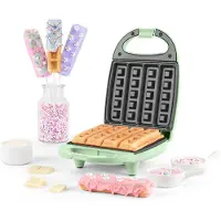 Giles & Posner EK5419NGSGRVDE Stickt Waffle Maker