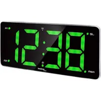 Technoline WT 486, Digitaler Wecker, Rechteck, Schwarz, 12/24 h, AM, FM, Wechselstrom/Batterie