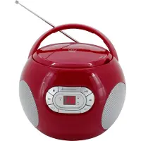 Soundmaster SCD2120, 1,33 kg, Rot, Tragbarer CD-Player