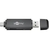 Goobay USB 3.0 - USB-C 2-in-1 Kartenlesegerät