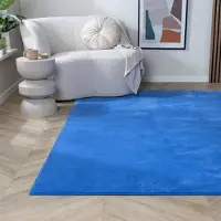 NATURL. Waschbarer Teppich - Vivid Blau 200x280 cm