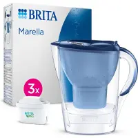 Brita Marella, Pitcher-Wasserfilter, 1,4 l, Blau, Transparent