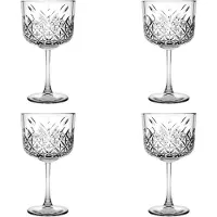Pasabahce Premium Vintage Coup?-Glaser, 4er-Set ? Extragro?e, exklusive Gin-, Wein-, Cocktail- und Champagnerglaser ? Kristalldesign ? 473 ml lan