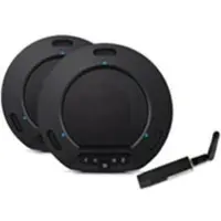 Laia T-POD Dual, Gruppen-Audiokonferenzsysteme, Schwarz, 2.4 GHz, Tasten, CE, 3,5 mm