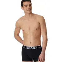 Schiesser Boxershort 173983 95/5 Organic Herren Black (3er-Pack)-XL