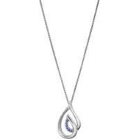 Orphelia 'Dazzle' Damenkette mit Anhänger aus 925er Sterlingsilber – Silber ZH-7518/B