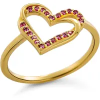 Orphelia 'Cecilia' Damen-Ring aus 925er Sterlingsilber – Gold ZR-7584/R