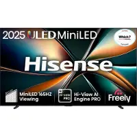 Hisense 100U7QTUK, 2,54 m (100"), 3840 x 2160 Pixel, ULED, Smart-TV, WLAN, Schwarz