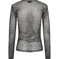Pieces Pcninni Mesh Oberteil Mit Langen Ärmeln | Schwarz | M