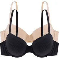 Dorina Bügel-BH "Louise" weicher Stoff, verstellbare Träger, elastisch