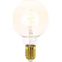 Eglo E27 LED-Z MATTER G95 spiral 7W CCT 806lm amber