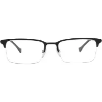 Police Halb randlose Herrenbrille schwarz