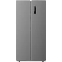 Cecotec Bolero CoolMarket SBS 430 Dark E, Freistehend, Amerikanische Tür, Silber, 2 Tür(en), Berührung, An Tür