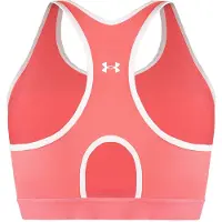 Under Armour Mid Keyhole Womens Pink Sport BH