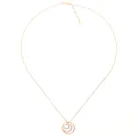 Orphelia 'Elaine' Damen-Kette mit Anhänger aus 925er Sterlingsilber, Rosé, ZH-7084/1