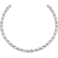 Orphelia Damen 925 Sterling Silber Set: Kette + Armband - Silber SET-042