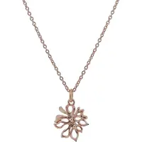 Orphelia Damen-Kette aus 925er Sterlingsilber mit Anhänger - Rosé ZH-6027/1