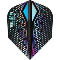Harrows Silika Colourshift Shape Flights Silver X