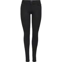 ONLY Skinny-fit-Jeans "ONLROYAL – Skinny-Jeans mit normaler Leibhöhe und Stretch" unifarben, modisch, skinny fit, Denim