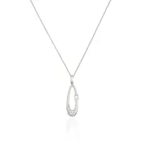 Orphelia Damen-Kette aus 925er Sterlingsilber mit Anhänger – Silber PEN-2082