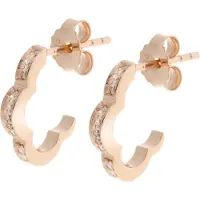 Orphelia 'Onyx' Creolen für Damen, 925 Sterlingsilber, Rosé ZO-7127/RG