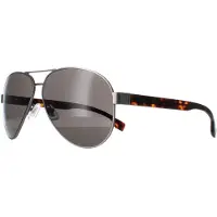 HUGO BOSS BOSS 1560/O/S R81 matte Ruthenium grau braun Sonnenbrille