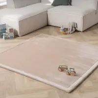 Little Olly Spielmatte Baby Quadratisch - Jip Beige 150x150 cm