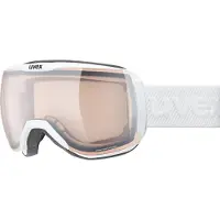Uvex Skibrille Downhill 2100 V Unisex White Matt Silver