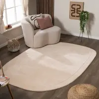 FRAAI Teppich Organisch - Halo Pebble Beige 80x150 cm