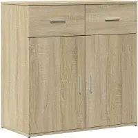 vidaXL Sideboard Sonoma-Eiche 79x38x80 cm Holzwerkstoff
