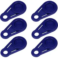 Benson Markisen- und Planenklemmenset Bensontools Clip Blau 6 Stück Ø 0,44 x 8,3 cm