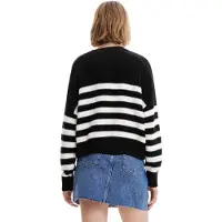 Desigual Damen schwarze Strickmode