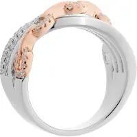 Orphelia Damen-Ring Sterling-Silber 925 – Silber/Rosé ZR-7281