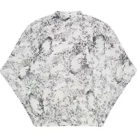 Dreimaster Bluse Damen schwarz weiss