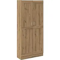 vidaXL Highboard Artisan-Eiche 82,5x30,5x185 cm Holzwerkstoff