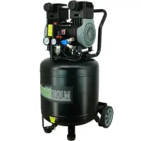 TRUTZHOLM Silent Flüsterkompressor 50L vertikal Kompressor 1500W ,62dB, 8 bar