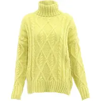 Mymo Rollkragenpullover Damen grün, XL/XXL 713840-0006-09946