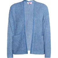 Mymo Strickcardigan Damen Himmelblau
