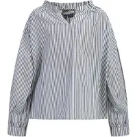 Dreimaster Bluse Mädchen Dunkelmarine Streifen