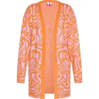 Mymo Strickjacke Damen rosa-orange