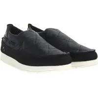 Sperry Moc-Sider Nylon Herren schwarze Schuhe