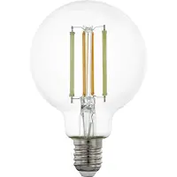 Eglo E27 G80 Klare Smartlampe – Einstellbares Weiß – Zigbee/Bluetooth