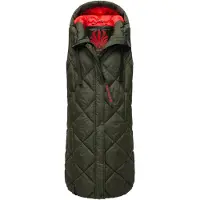 NAVAHOO Damen Steppweste Schnuckel – Lang & Stylisch mit Kapuze