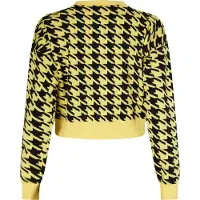 Mymo Strickjacke Damen gelb