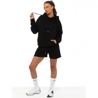 Enzo Womens Oversized Hoodie Trainingsanzug mit Shorts